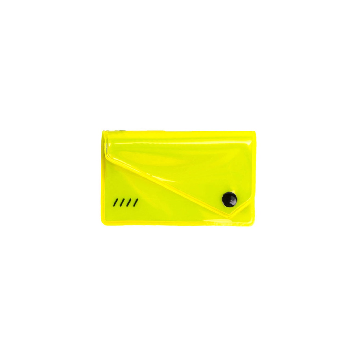 Reflector Card Holder Yellow Lime